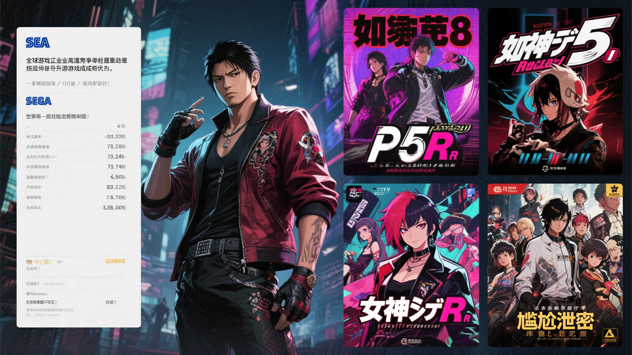 世嘉无意泄露《如龙8》《P5R》等游戏销量数据